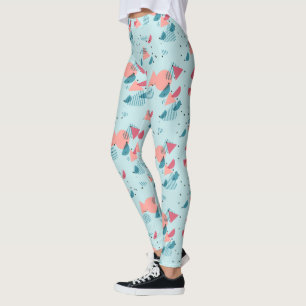 Leggings Abstrait d'art moderne Hip Motif Géométrique les