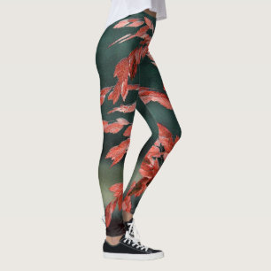 Leggings Abstrait d'avoine marine