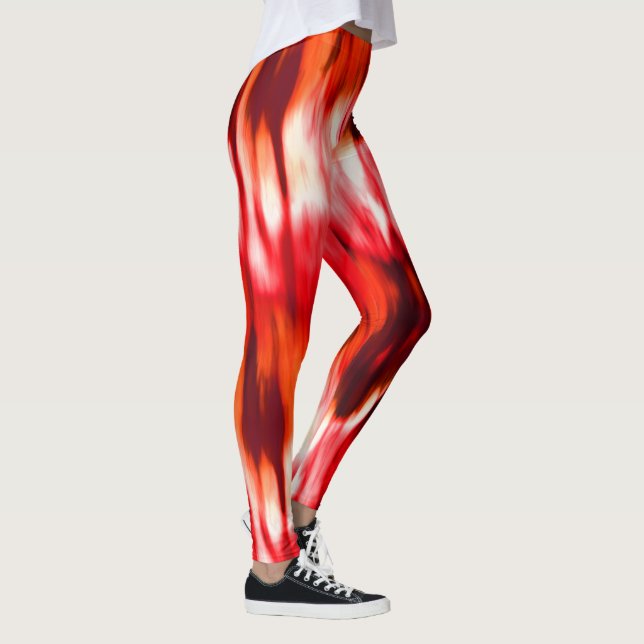 Leggings Abstrait de Flamme (Droite)