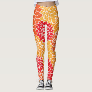 Leggings Abstrait de printemps