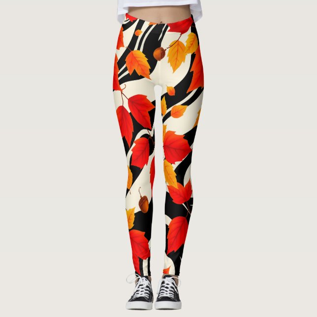 Leggings Abstrait minimaliste (Devant)