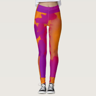 Leggings Abstrait Sun Shines à travers les Feuilles
