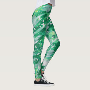 Leggings Abstrait vert