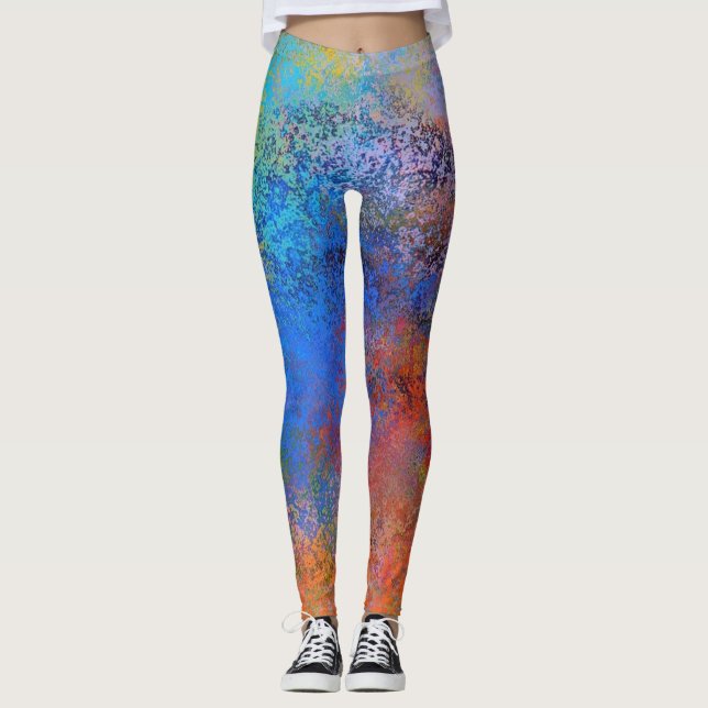 Leggings Abstrait | Zazzle_Growshop. (Devant)