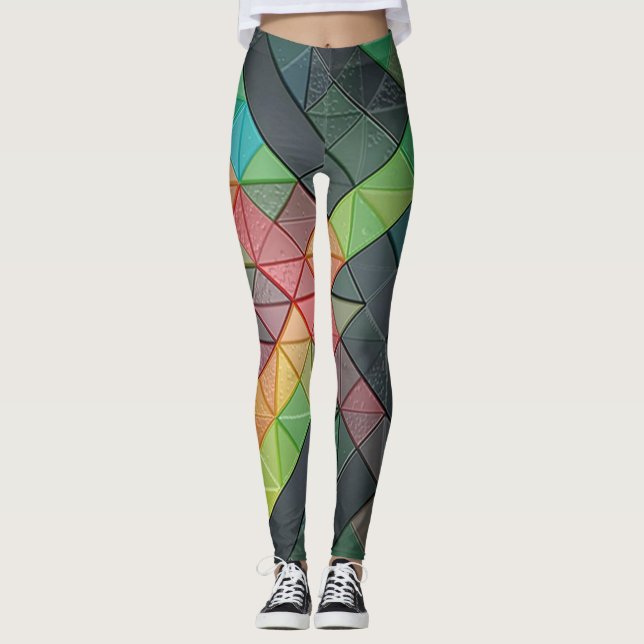 Leggings Abstraits (Devant)