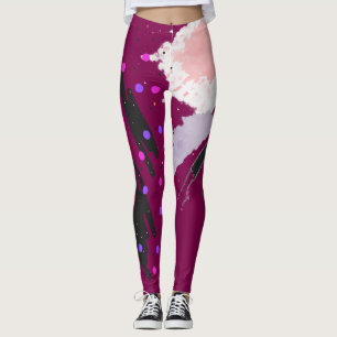 Leggings Abstraits à points Polka