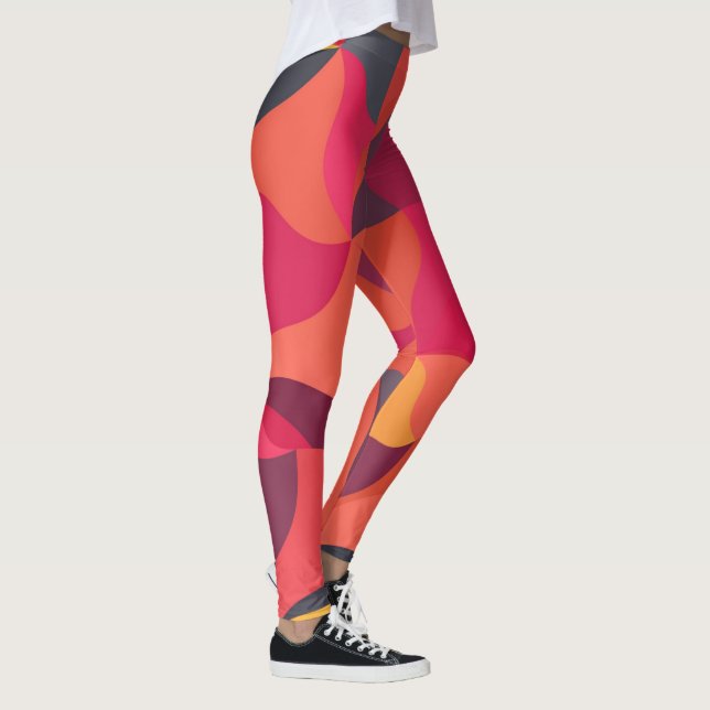 Leggings Abstraits Colorés (Droite)