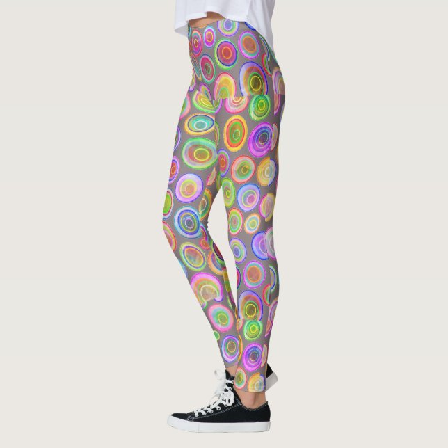 Leggings Abstraits colorés (Gauche)