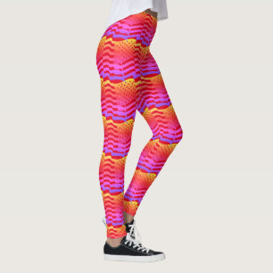 Leggings Abstraits de la Dame de Yoga