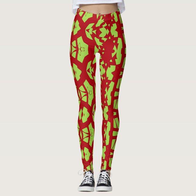 Leggings abstraits et colorés "Ratti_Creative_Arts (Devant)