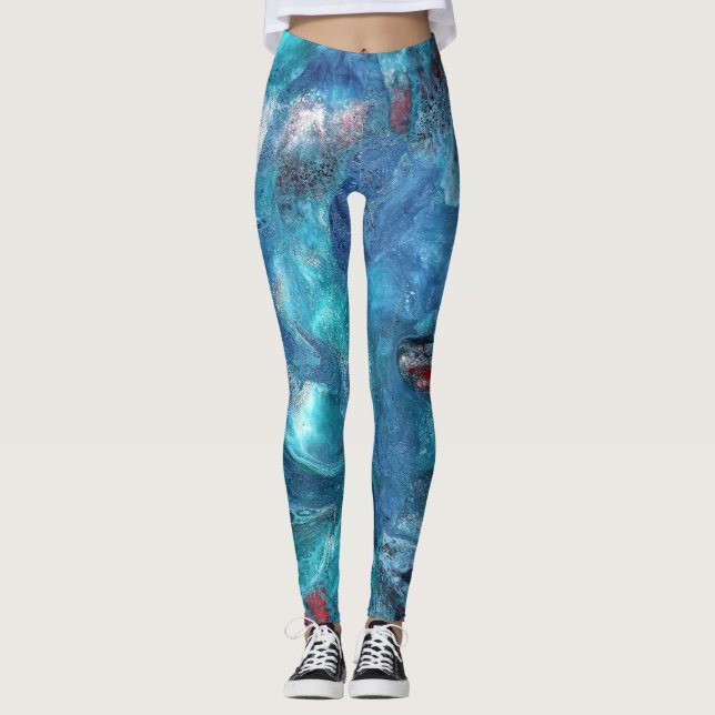 Leggings Abstraits Galaxy 1 (Devant)