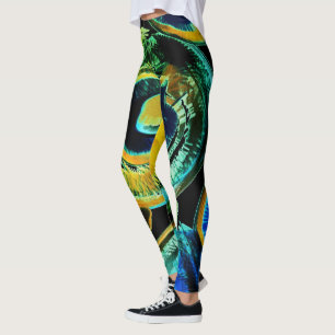 Leggings Abstraits multicolores