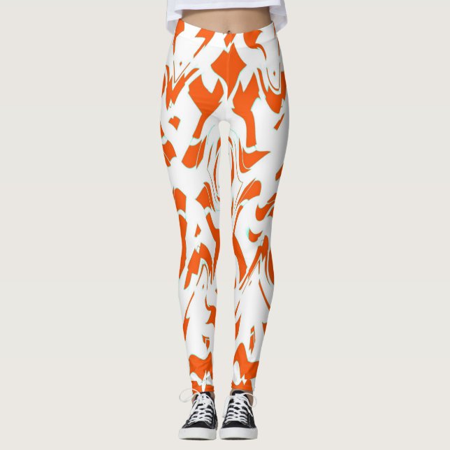 Leggings abstraits tendance "Ratti_Creative_Arts" (Devant)