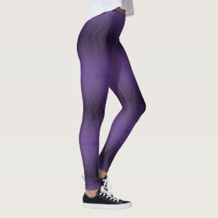 Leggings Acceptation   Motif Boho violet écectique