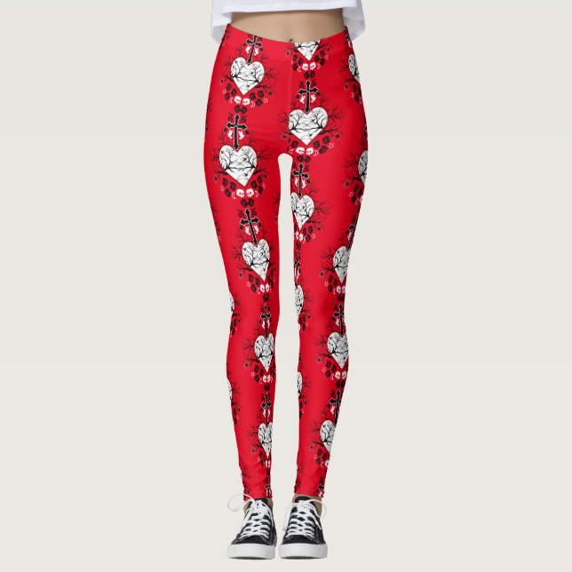 Leggings Accessoires cadeaux gothiques (Devant)