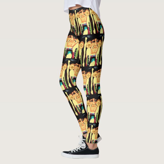 LEGGINGS ACTION DE GRÂCE AUTOCHTONE AMÉRICAIN  (Gauche)