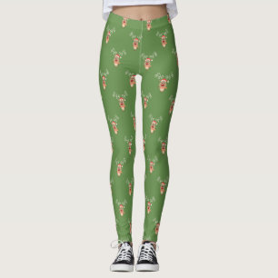 Leggings Adorable Dessin De Cartoon, Joyeux Noël