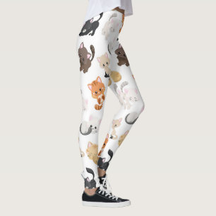 Leggings Adorable Kitty Cats Imprimer