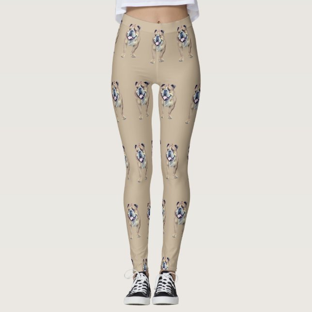 Leggings Adorable Painé Tan Pignon (Devant)