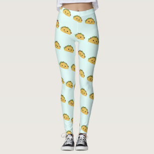 Leggings Adorable sourire kawaii taco
