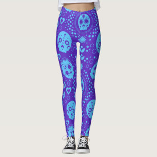 Leggings Adorables Jour de la mort Calavara Style Yoga