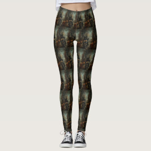 Leggings Affenpinscher équitation moto Halloween effrayant