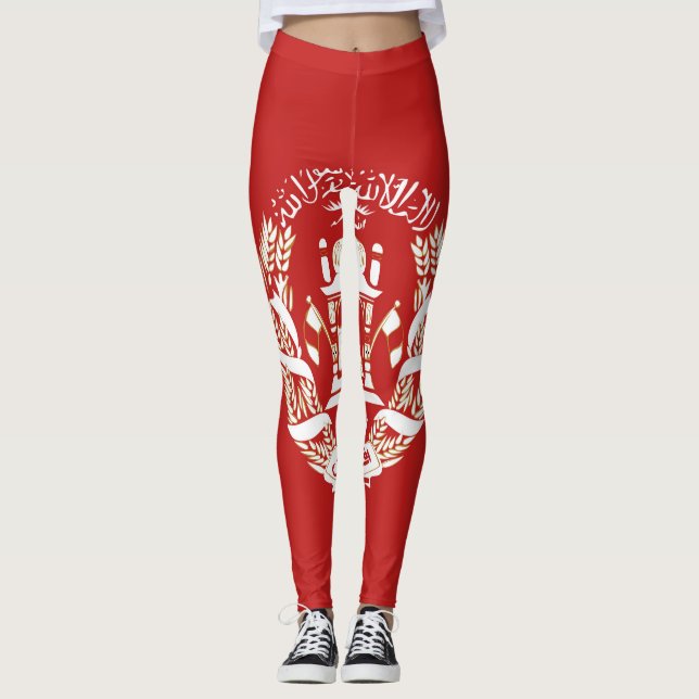 Leggings Afghanistan Flag Emblem (Devant)