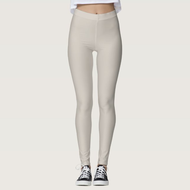 Leggings Agreeable Gray Solid Color  (Devant)