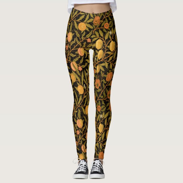 Leggings Agrume de ~ de William Morris sur les guêtres (Devant)
