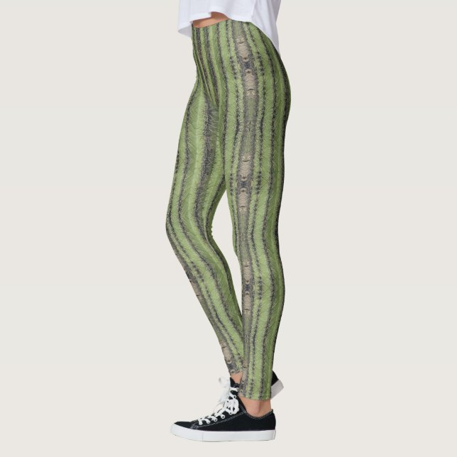 Leggings Aiguilles de Cactus Saguaro Stripe verticale Sud-o (Gauche)