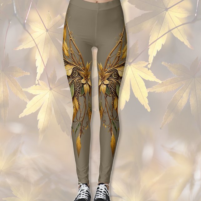 Leggings Ailes et Feuille (Créateur téléchargé)