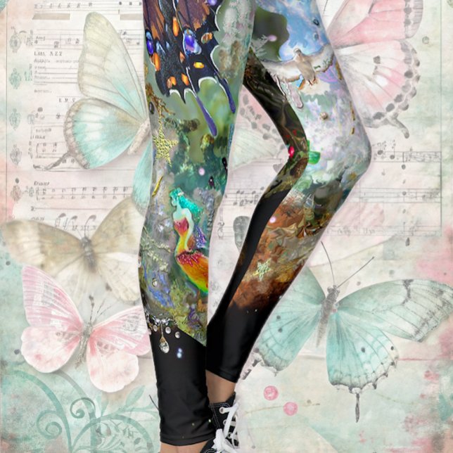 Leggings Aimez Votre Monde (Créateur téléchargé)