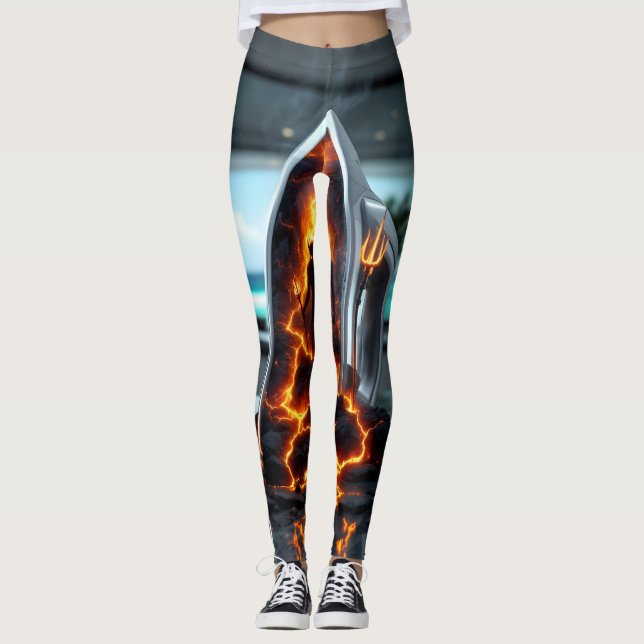 Leggings Aire de jeu du diable - 2 (Devant)