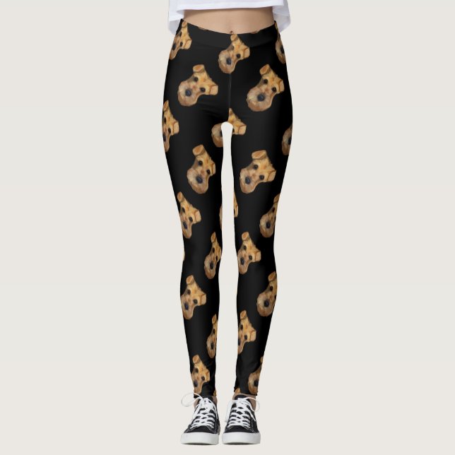 Leggings Airedale Terrier (Devant)