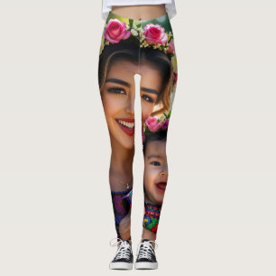 Leggings Ajouter une belle photo de bébé à personnaliser