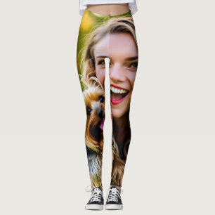 Leggings Ajouter une photo de Yorkshire Terrier Personnalis