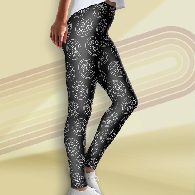 Leggings Ajouter Votre Logo Entreprise Moderne Minimaliste (Custom Logo Leggings)