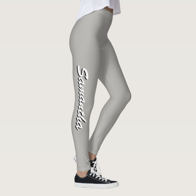 Leggings Ajouter votre nom ou votre texte (Droite)