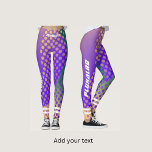 Leggings Ajouter votre texte l Performances sportives moder<br><div class="desc">Motif et couleurs graphiques pour les activités sportives.</div>
