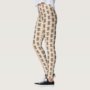 Leggings Akita Peinture - Cute Original Chien Art