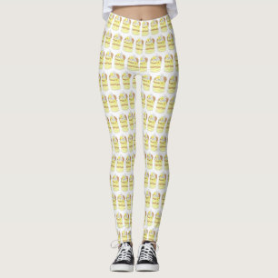 Leggings Alabama Southern Banana Pudding Dessert Foodie AL