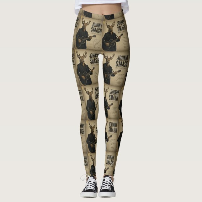 Leggings Album Johnny Smash : une parodie (Devant)
