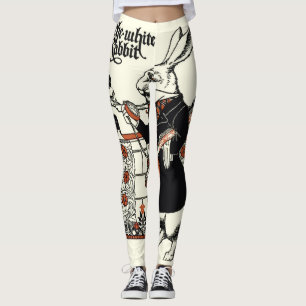 Leggings Alice Lapin Blanc Classique Wonderland