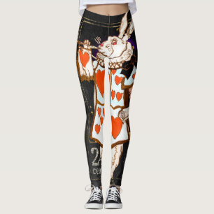 Leggings Alice vintage au pays des merveilles