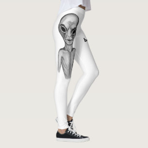 Leggings Alien gris, je veux croire
