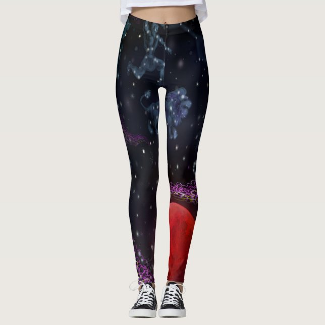 Leggings Aliens de méduses (Devant)