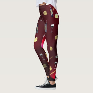 Leggings Aliments délicieux Feux de canneberge
