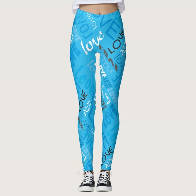 Leggings Alive Cyan Gallery (Devant)