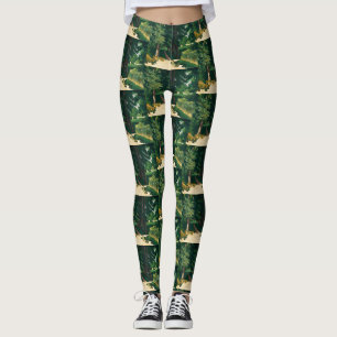 Leggings Allée du Jas de Bouffan, impression vintage de Céz