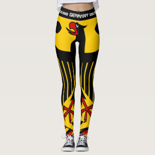 Leggings Allemagne & Allemagne Drapeau mode, ventilateur vo